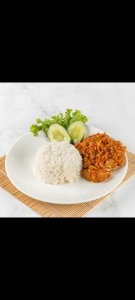 Ayam crispy geprek