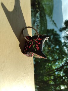 Gantungan kunci rumah batak